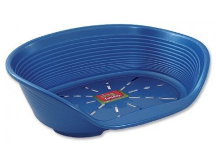 Pelíšek DF plastový modrý 49 cm