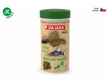 17097 dajana spirulina wafers potapive disky pro akvarijni ryby 100ml 01