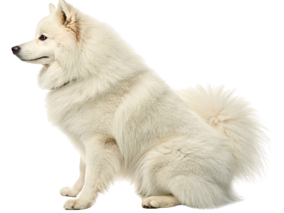 Samojed pripomínajúci históriu severského plemena