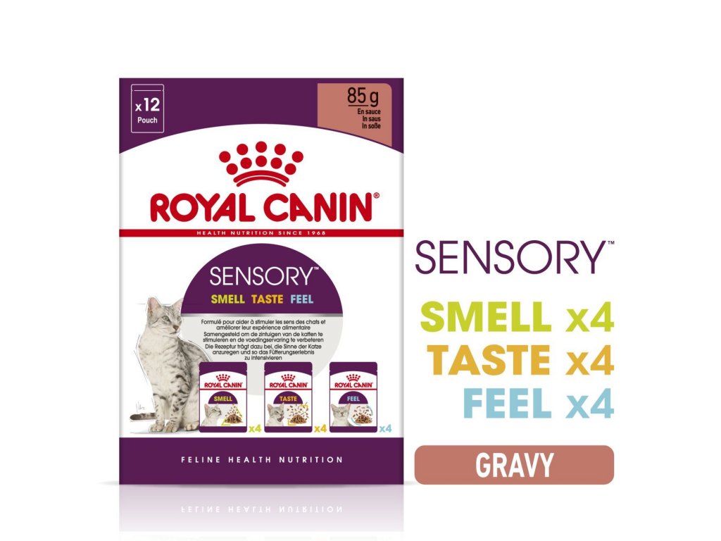 Royal Canin Sensory Pack gravy 3 x 4 x 85 g