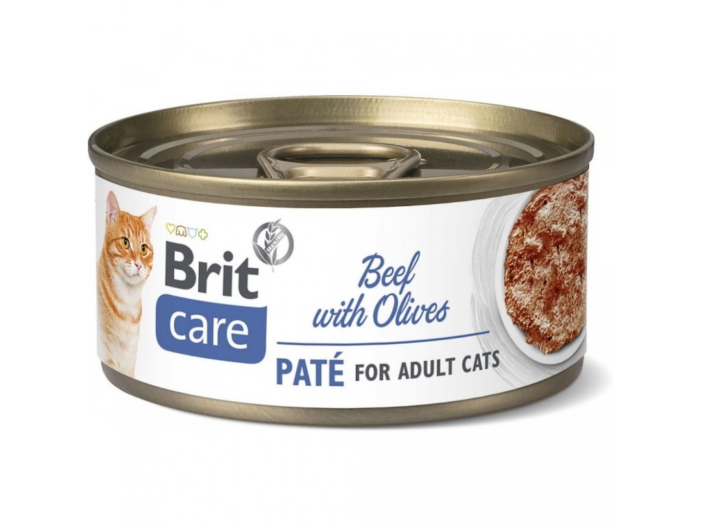 Brit Care Cat konz Paté Beef&Olives 70g