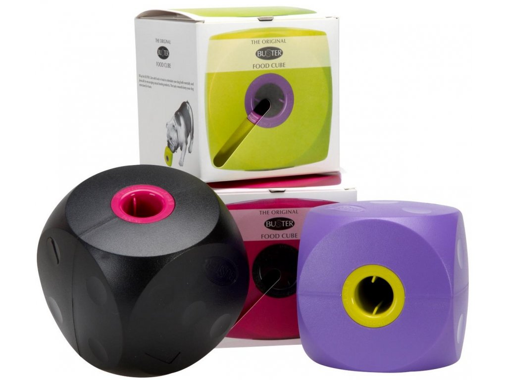 Hra ka pes BUSTER Mini cube cherry 9cm S ZooAqua s.r.o