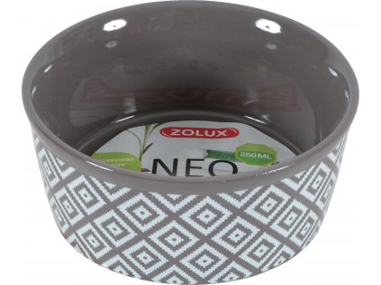 Miska keramická NEO hlodavec 250ml hnědá Zolux
