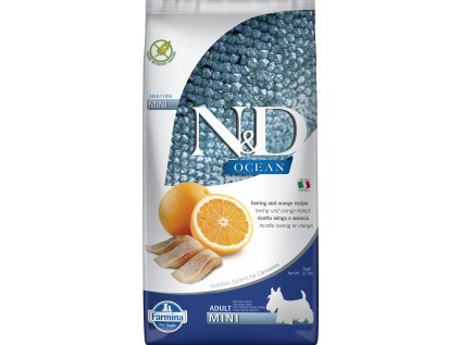 N&D OCEAN DOG Adult Mini Herring & Orange 7kg