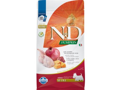 N&D Pumpkin DOG Adult Mini Quail & Pomegranate 2kg