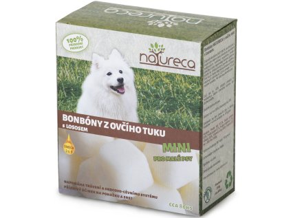 NATURECA Bonbóny z ovčího tuku s lososem Mini 250g