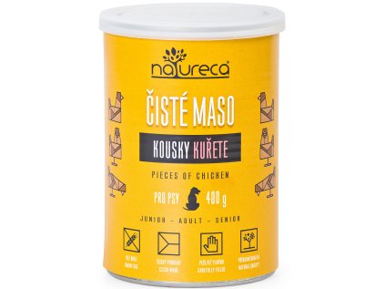 NATURECA konz. kuřecí kousky pro psy 400g