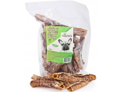 NATURECA Pochúťka Sušené jahňacie hrtany 250g