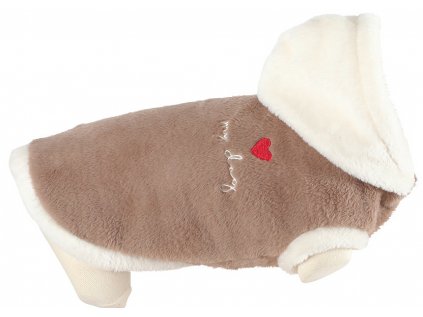 Obleček s kapucí pro psy TEDDY béžový 30cm Zolux