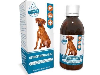 Ostropestřec olej pro psy TOPVET 200ml