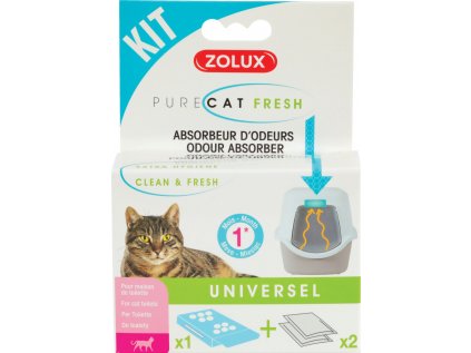 PURECAT Set osviežovača a pohlcovača zápachu Zolux