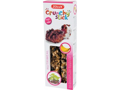 Pochoutka CRUNCHY STICK banán/pohanka pro morče Zolux