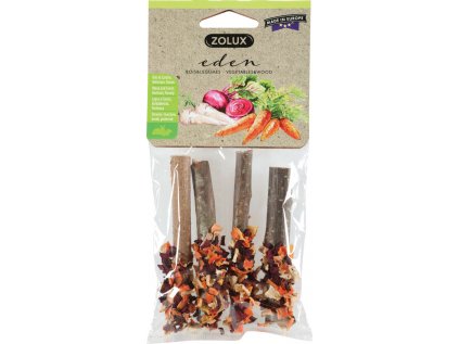 Pochoutka EDEN WOOD LOG mix pro hlodavce 36g Zolux