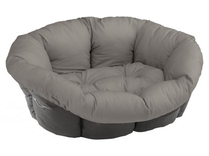 FERPLAST Polštář SOFA 12 bavlna šedý 114x83x37cm