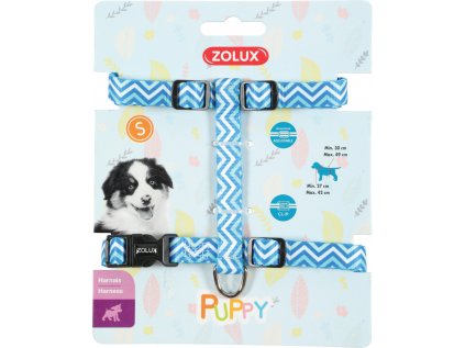 Postroj pes štěně PIXIE nastavitelný modrý 13mm Zolux
