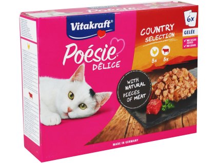 VITAKRAFT Cat Poésie DéliGelee Multipack masový 6x85g