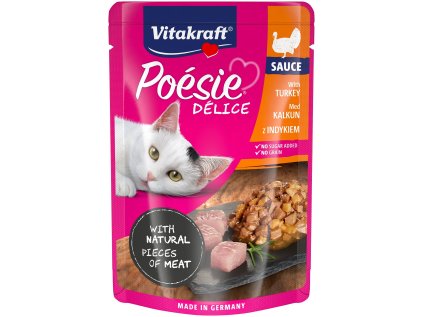 VITAKRAFT Cat Poésie DéliSauce kapsa krůtí 85g