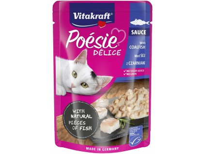 VITAKRAFT Cat Poésie DéliSauce kapsa treska tmavá 85g