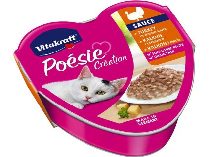 VITAKRAFT Cat Poésie konzerva krocan & sýr 85g