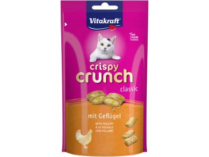 VITAKRAFT Cat Crispy Crunch drůbeží 60g