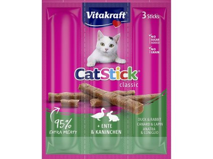 VITAKRAFT Cat Stick Clasic Rabbit & Duck 3ks