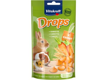 VITAKRAFT pochoutka Rodent Carotties Drops 75g