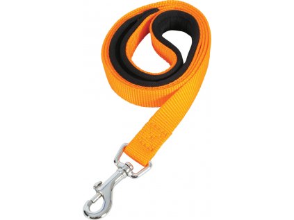 Vodítko pes SOFT NYLON oranžové 25mm/1m Zolux