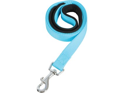 Vodítko pes SOFT NYLON tyrkysové 20mm/1m Zolux