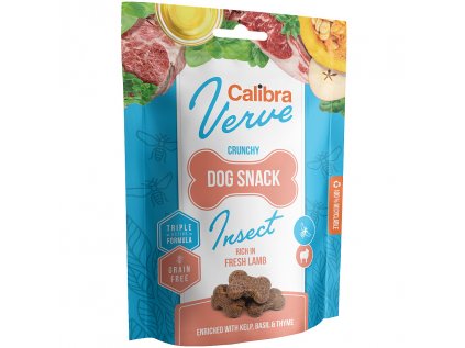 Calibra Dog Verve Crunchy Snack Insect&Fresh Lamb 150g