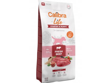 Calibra Dog Life Starter&Puppy Fresh Beef 750g