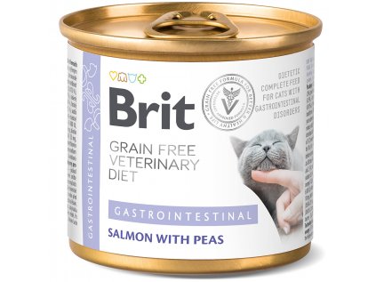 Brit VD Cat GF konz. Gastrointestinal 200g