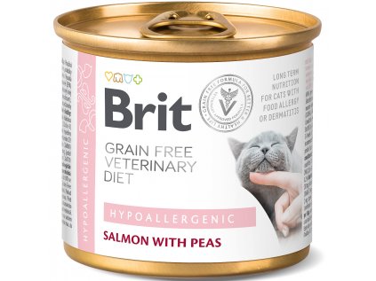 Brit VD Cat GF konz. Hypoallergenic 200g