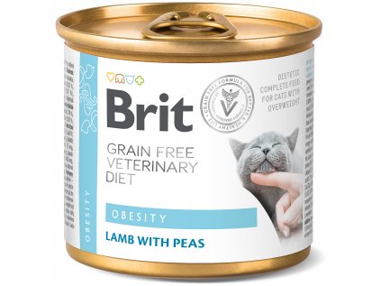 Brit VD Cat GF konz. Obesity 200g