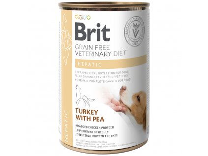 Brit VD Dog GF konz. Hepatic 400g