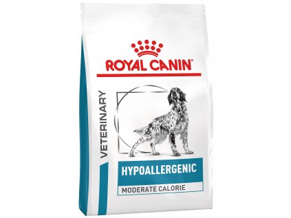 1 veterinary health nutrition dog hypoallergenic moderate calorie