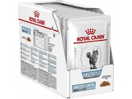 Royal Canin VD Feline Sensit Control 12x85g kuřecí