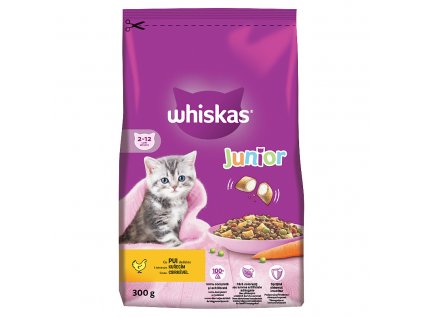 Whiskas Dry Junior s kuřecím 300g