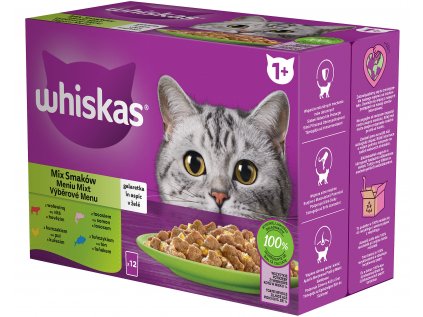 Whiskas Výběrové Menu v želé 12x85g