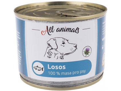 All Animals DOG losos mletý 200g