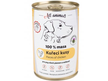 All Animals DOG kuřecí kousky 400g