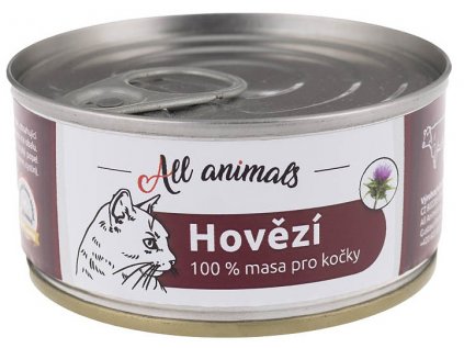 All Animals CAT hovězí mleté 100g