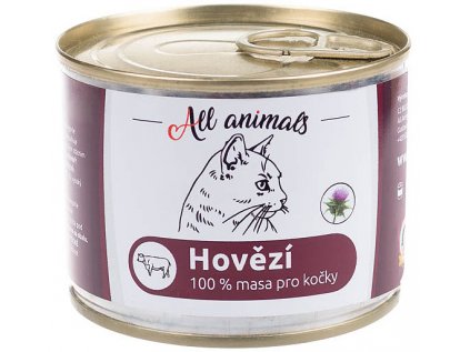 All Animals CAT hovězí mleté 200g