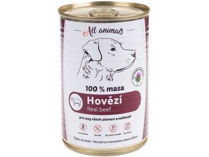 All Animals DOG hovězí mleté 400g