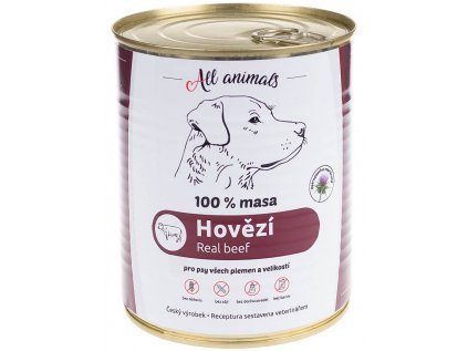 All Animals DOG hovězí mleté 800g