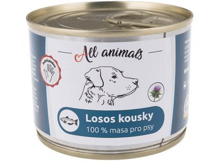 All Animals DOG losos kousky 200g