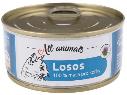 All Animals CAT losos mletý 100g