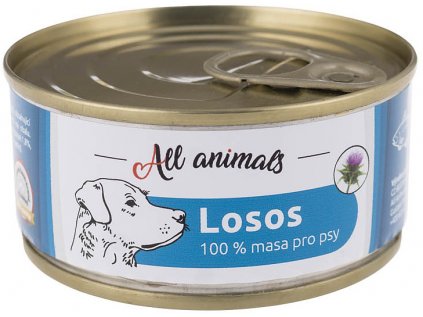 All Animals DOG losos mletý 100g