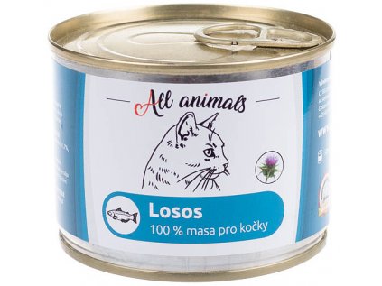 All Animals CAT losos mletý 200g