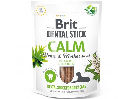 Brit Dog Dental Stick Calm Hemp&Motherwort 7ks