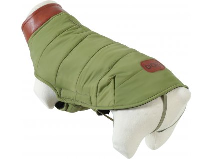 Obleček prošívaná bunda pro psy LONDON khaki 25cm Zolux